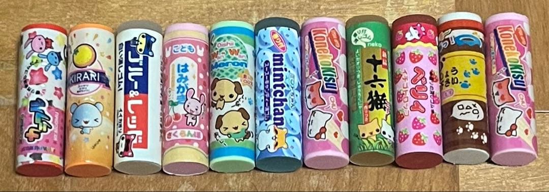 【平成レトロ】【大量】お菓子パロディ消しゴムセット