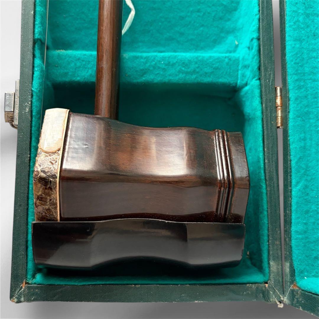 【二胡 】敦煌牌入門向け 本皮仕様 南胡 木製本体 弦・駒付 ハードケース付き