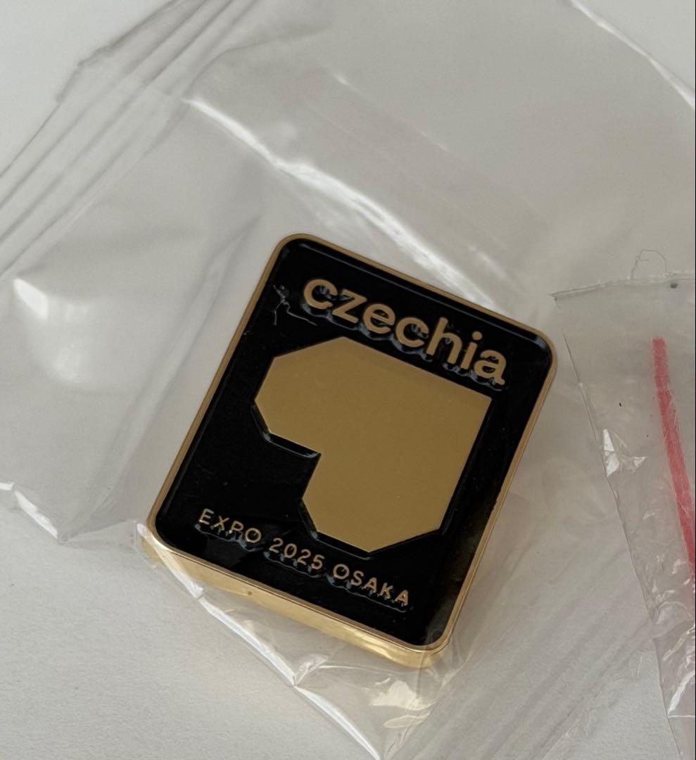 希少！　非売品　チェコ館　VIP専用ピンバッジ　万博