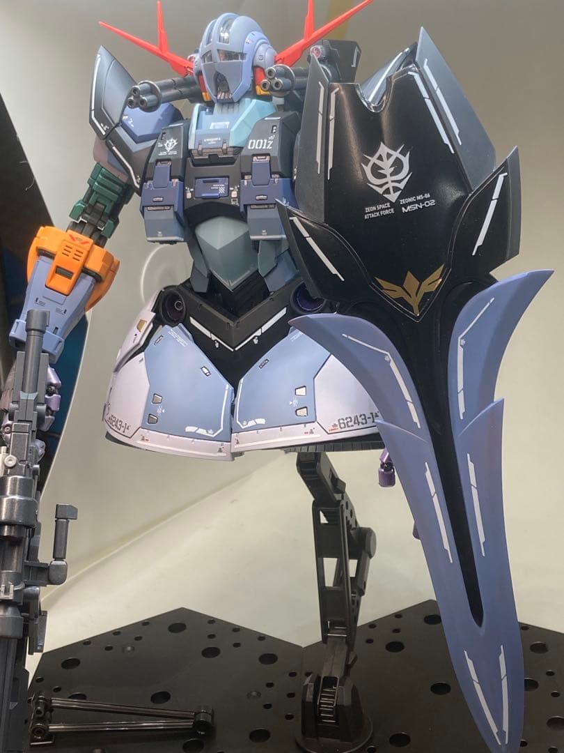 RG ジオング　パーフェクトジオング　全塗装　完成品 バージョン2