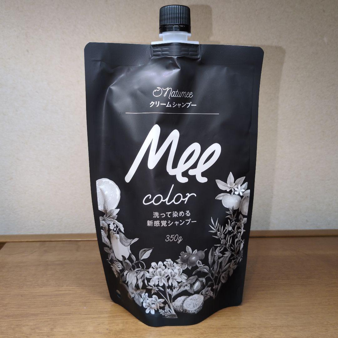Mee color クリームシャンプー 350g ナチュラルブラウン 4個セット