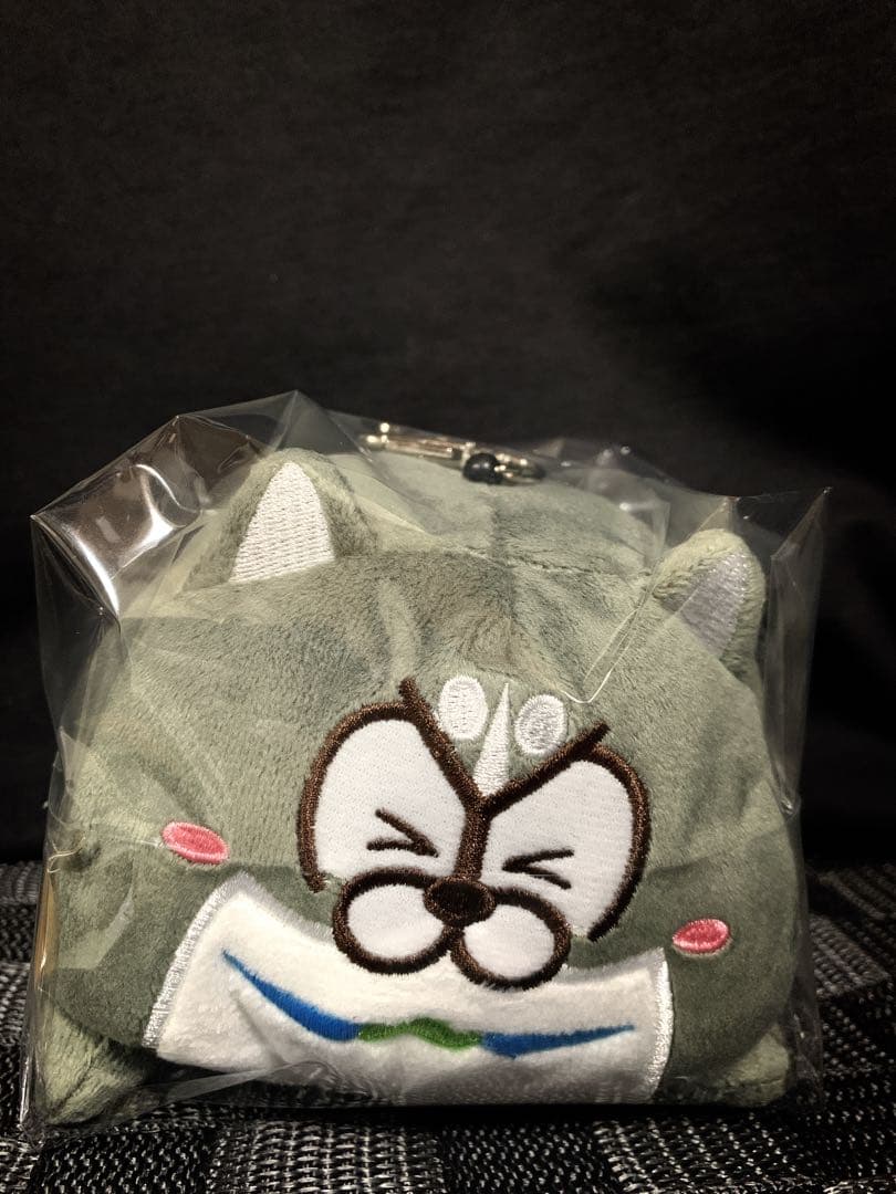 おそ松さん ぬいぐるみ 松犬 リール付き パスケース ①、② 全種 新品タグ付