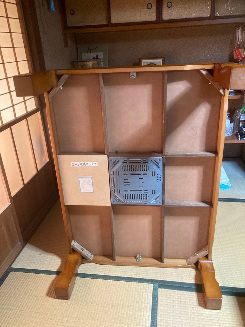 日美（ニチビ）天然木単板テーブルこたつ