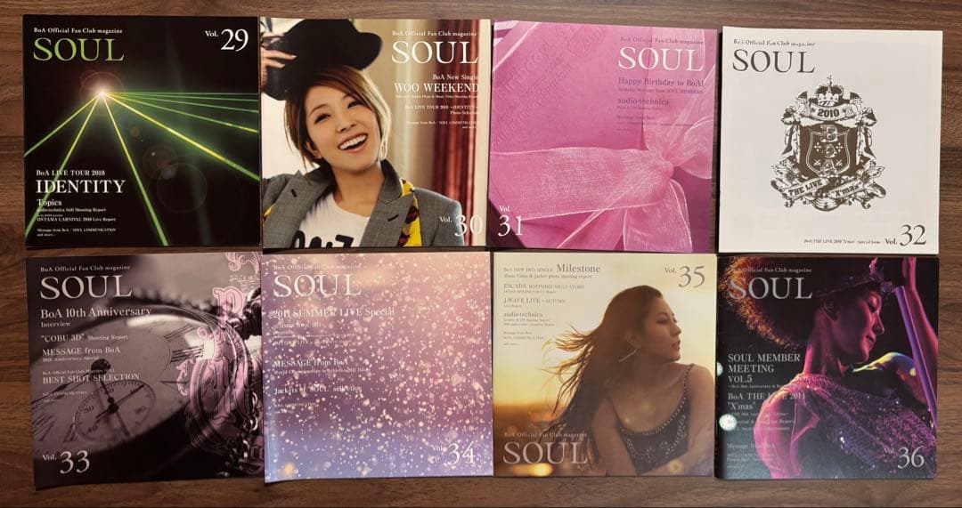 【BoA】ファンクラブ SOUL 会報誌vol.04-56セット　非売品！
