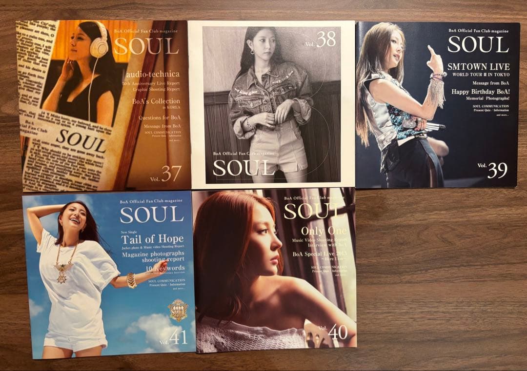 【BoA】ファンクラブ SOUL 会報誌vol.04-56セット　非売品！