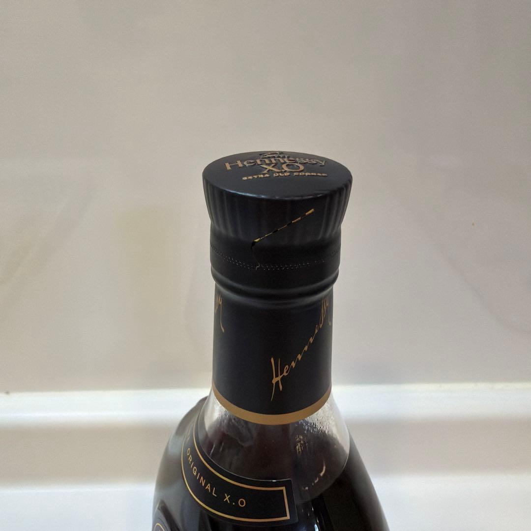 ヘネシー XO 金キャップ 700ml 1本 新品 未開栓 黒キャップ 箱無し
