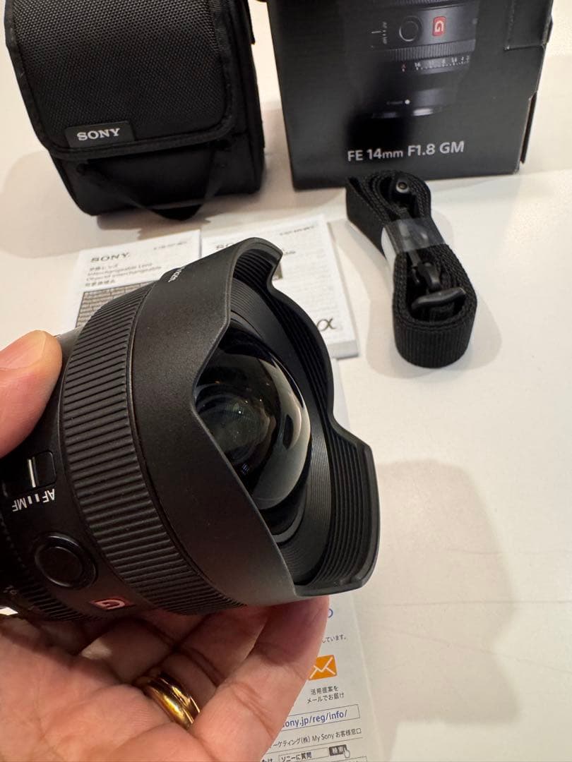 【美品】SONY FE 14mm F1.8 GM レンズ