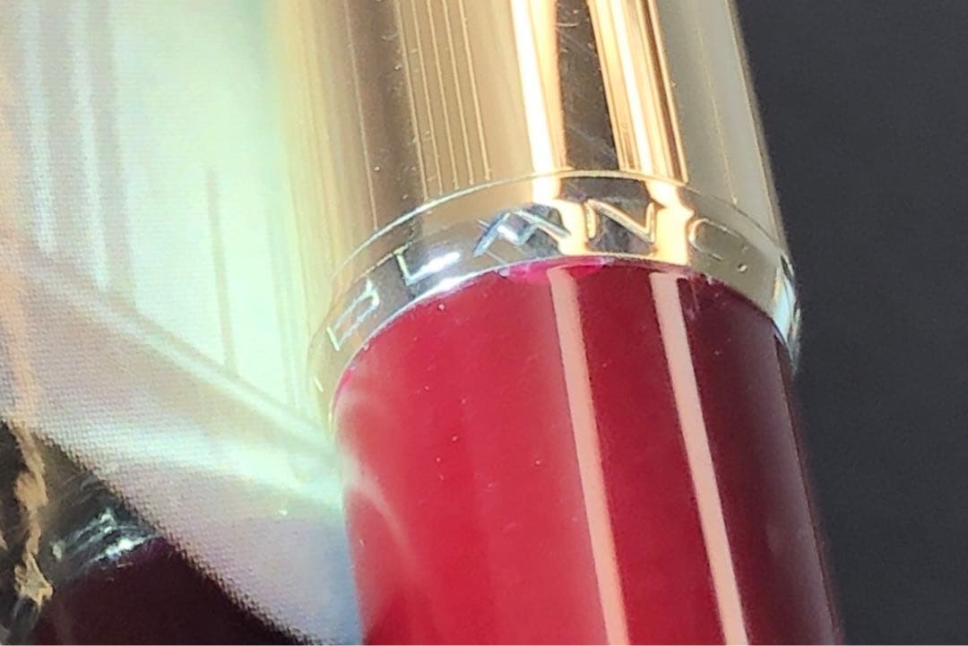 美品⭐️金運を呼ぶ！⭐️ロールゴールド総金張りキャップ&ボルドーNo78⭐️モンブラン