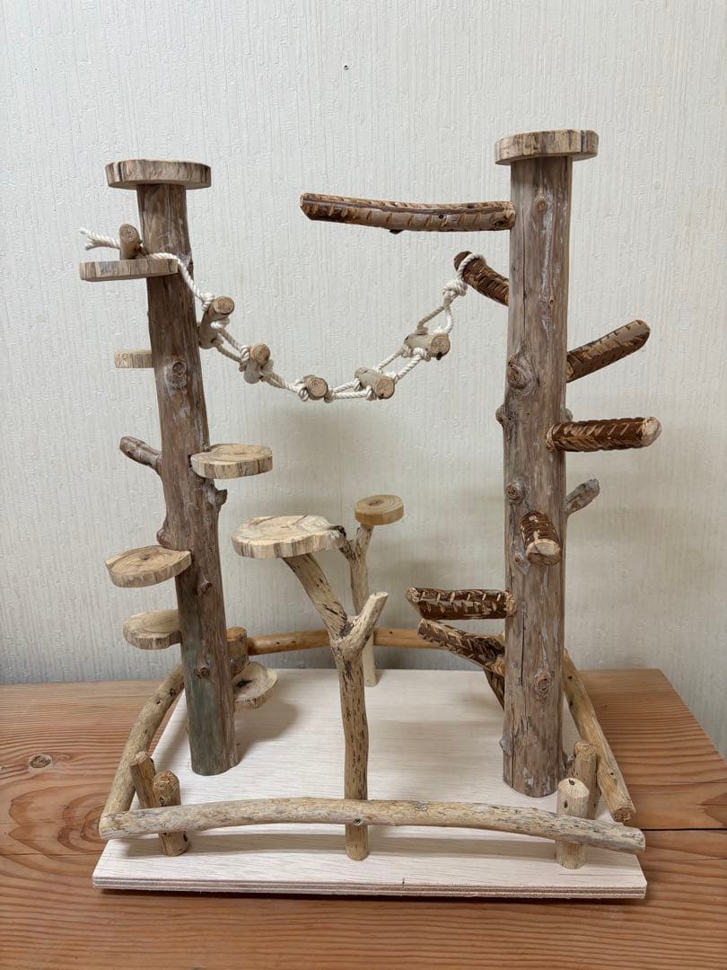 鳥インコ止まり木バードジムバードアスレチック卓上型インコアスレチック