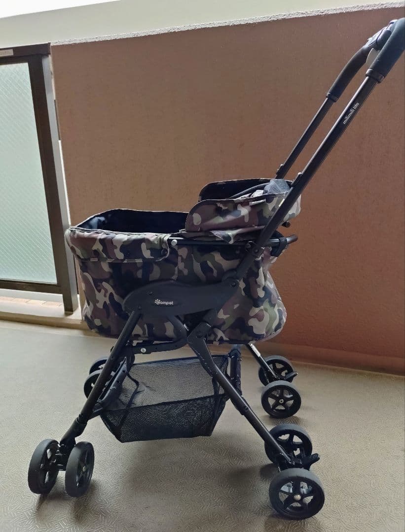 compet コムペット（ペットカート）　ミリミリライトプラス　グリーンカモ