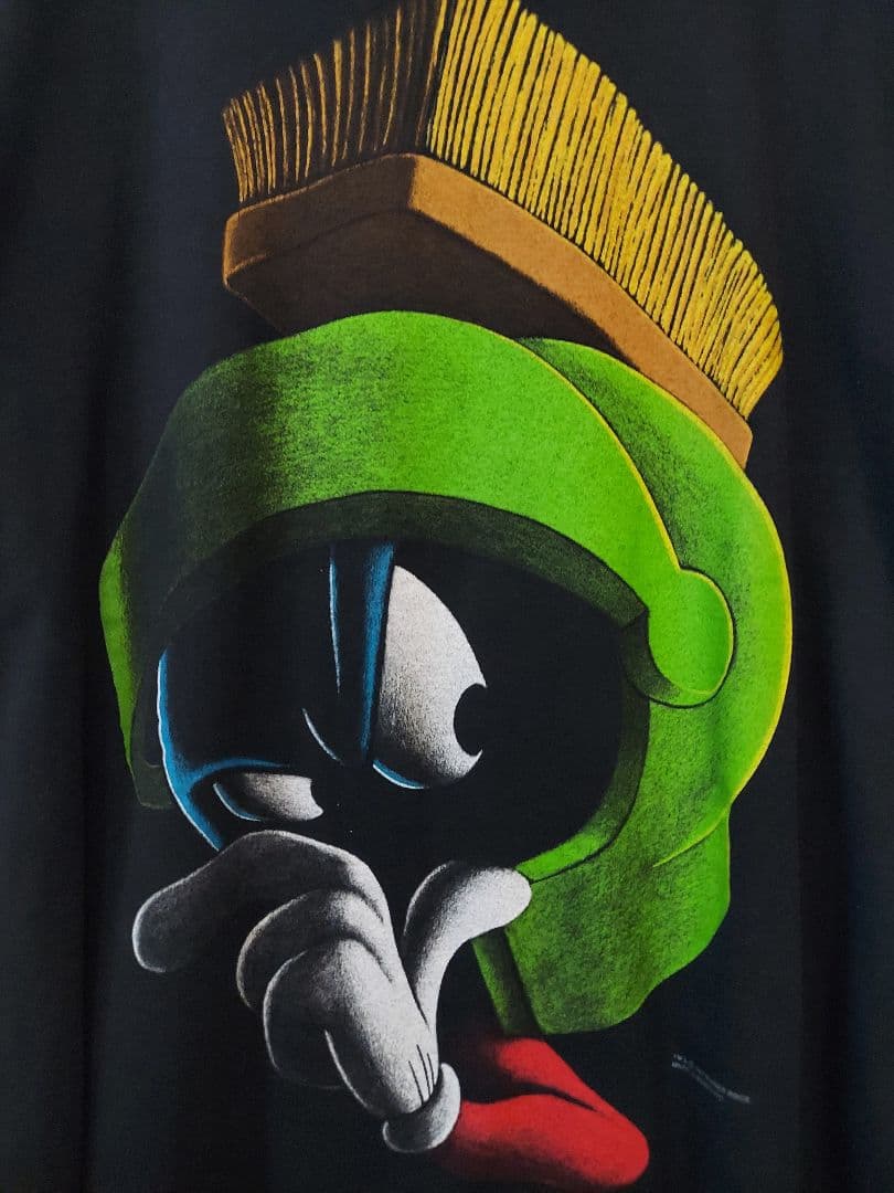 【L】ルーニー・テューンズ マービン・ザ・マーシャン ヴィンテージ Tシャツ