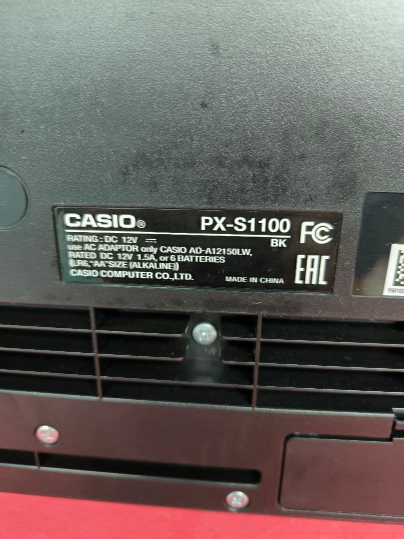 2021年製　カシオ電子ピアノ Privia　 PX-S1100BK　 88鍵盤