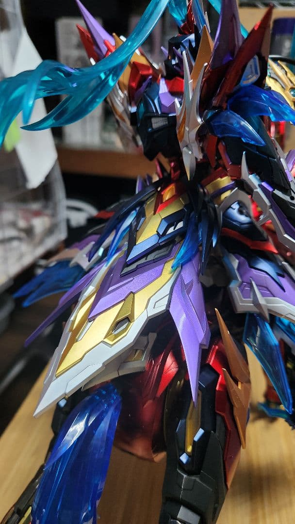 摩動核趙雲　全塗装完成品　呂布イメージ塗装