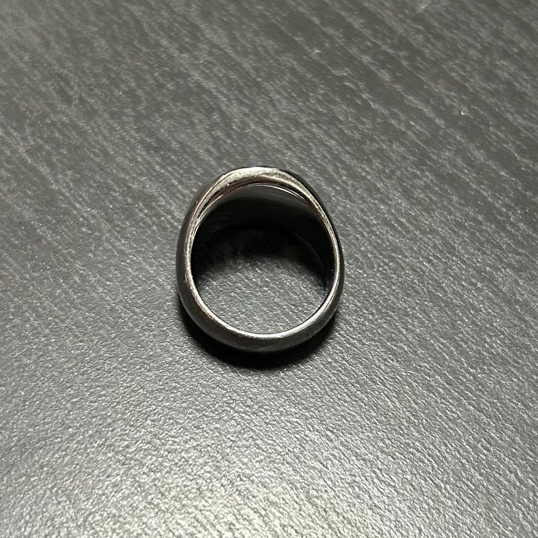 【最安値】TOM WOOD オーバル グリーンマーブルリング　サイズ52