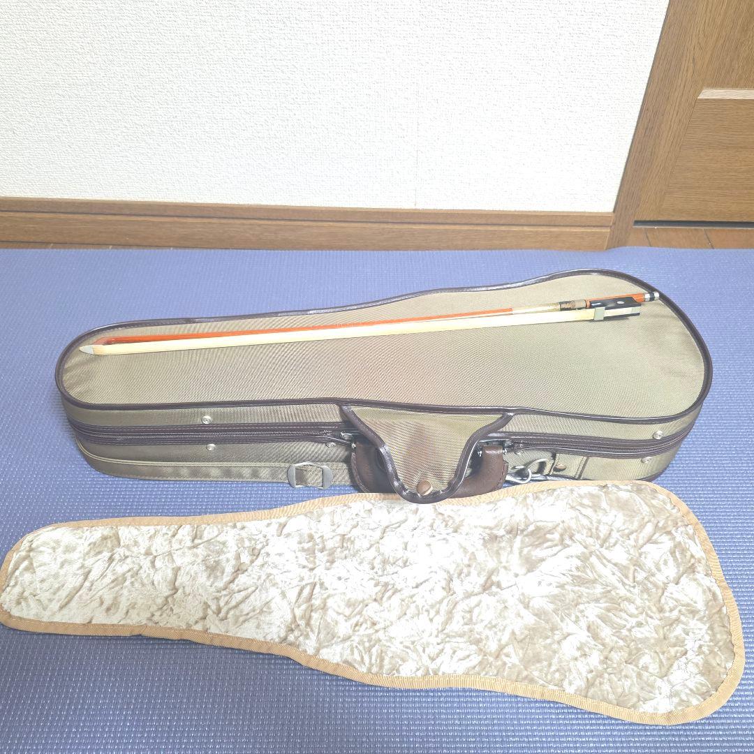 【418】極虎艶杢　鈴木バイオリン No.300● 1/8 2001年製