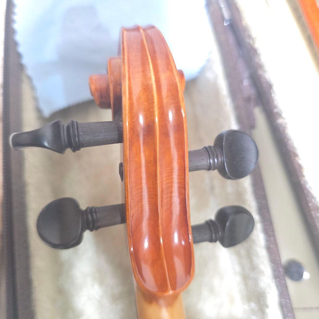 【418】極虎艶杢　鈴木バイオリン No.300● 1/8 2001年製