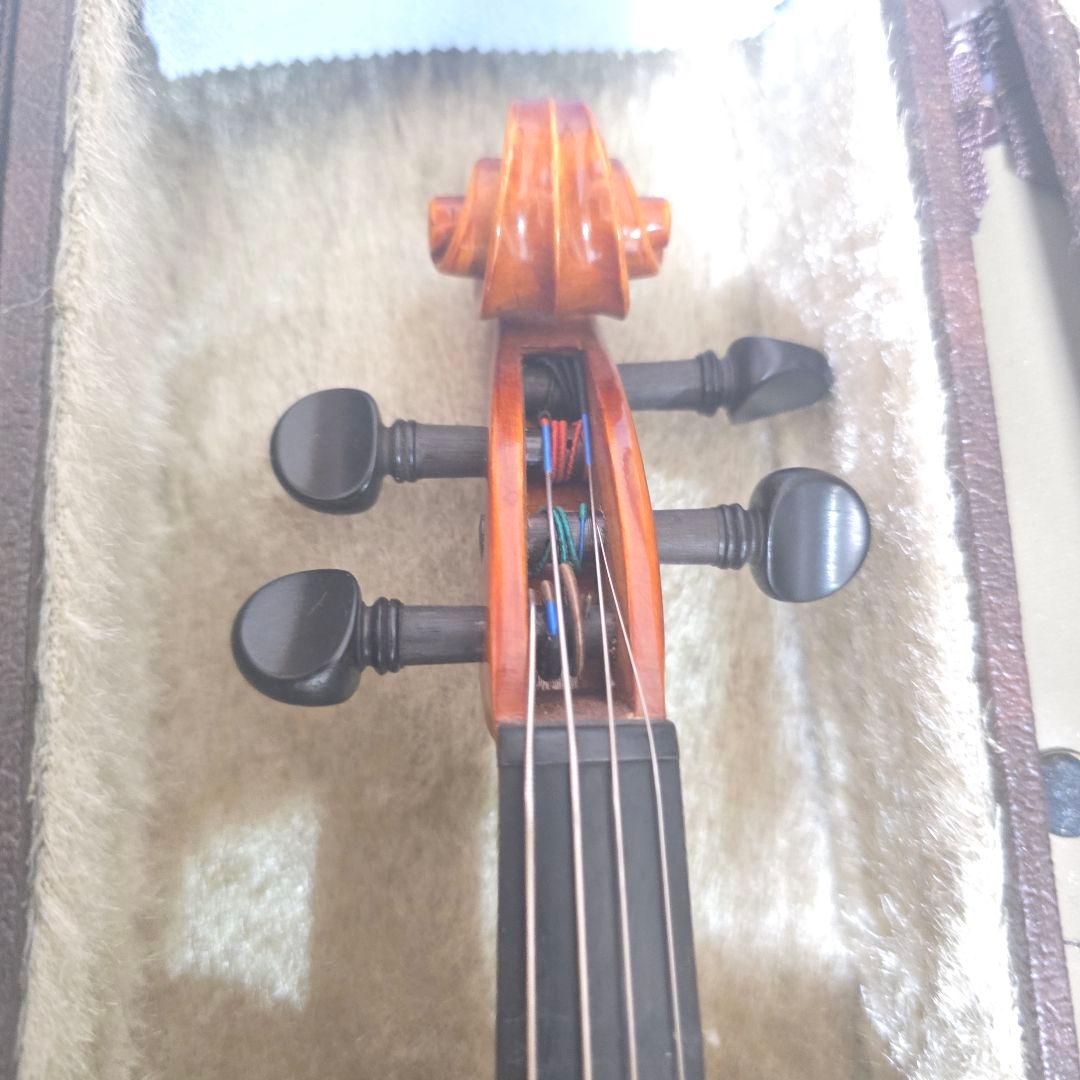 【418】極虎艶杢　鈴木バイオリン No.300● 1/8 2001年製