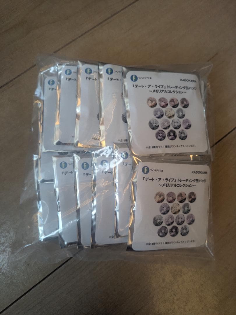 新品デート・ア・ライブメモリアルコレクション　トレーディング缶バッチ14個セット