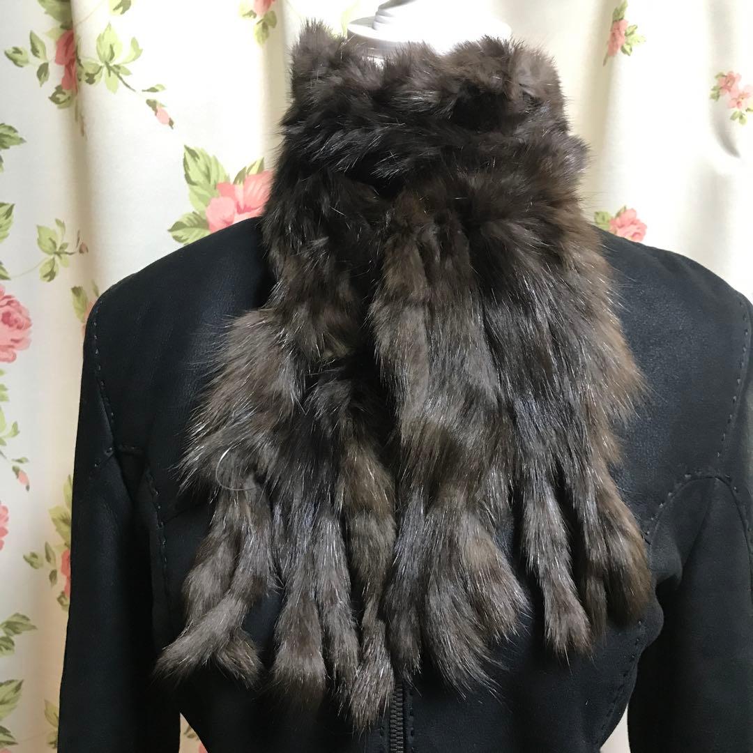 ロシアンセーブルーファー マフラー フリーサイズ