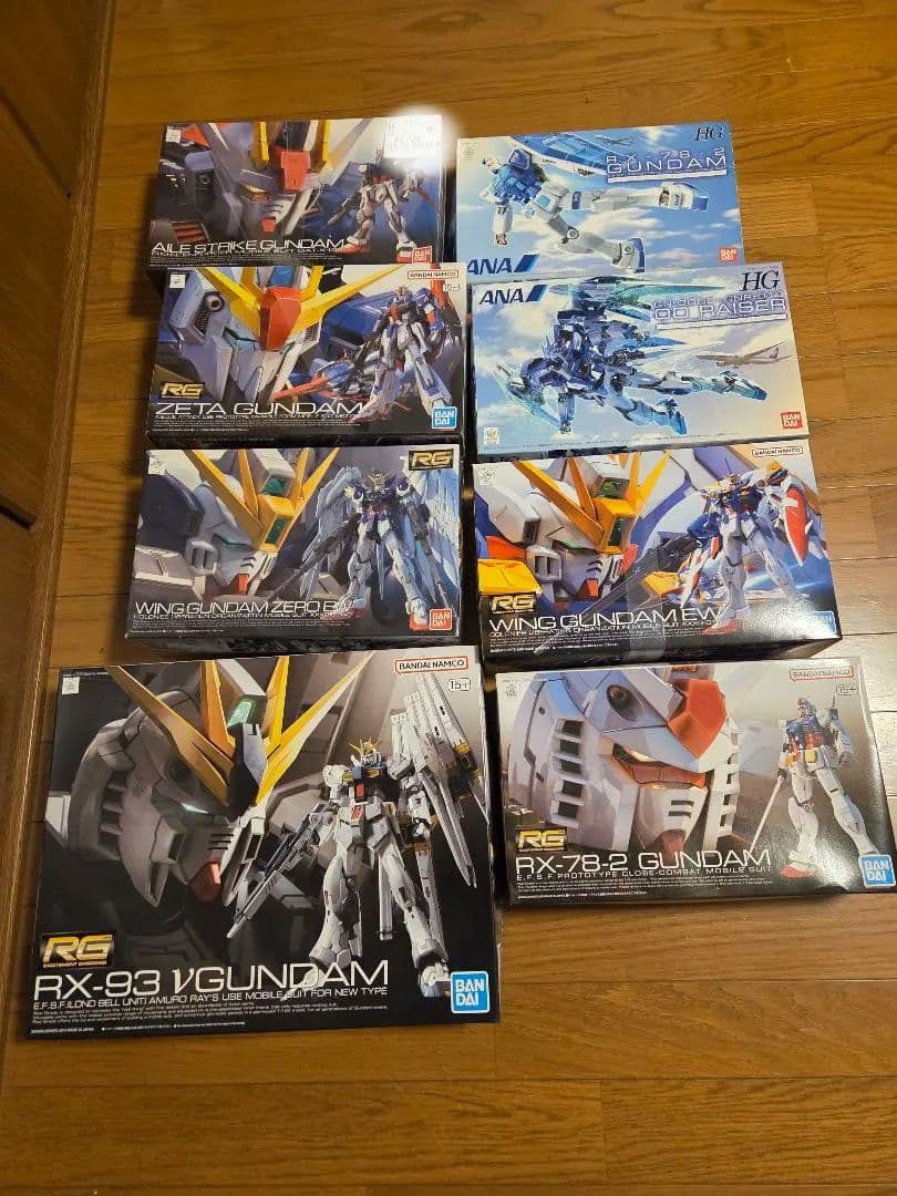 ガンプラRG・HGシリーズまとめ売り！　ANA限定あり