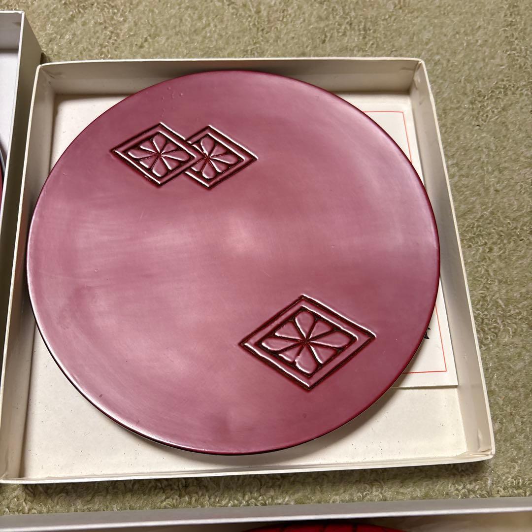 村上木彫堆朱 4枚セット