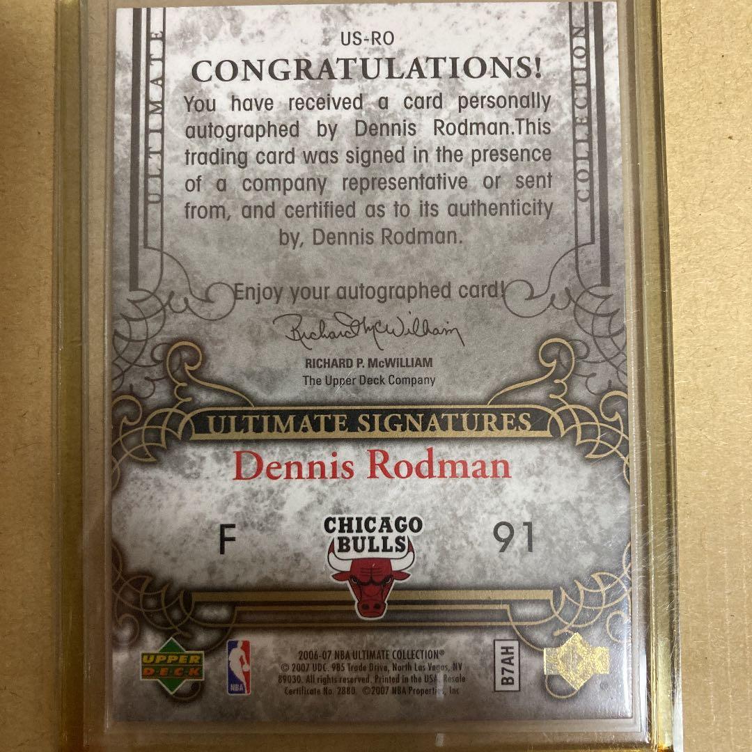 その他 dennis rodman ultimate signature auto