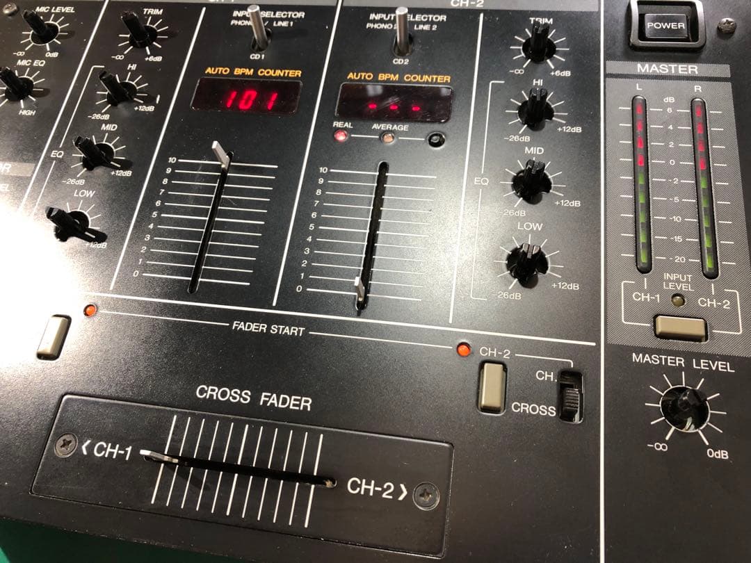 pioneer dj パイオニア　DJM-300 黒　フェーダーメンテナンス