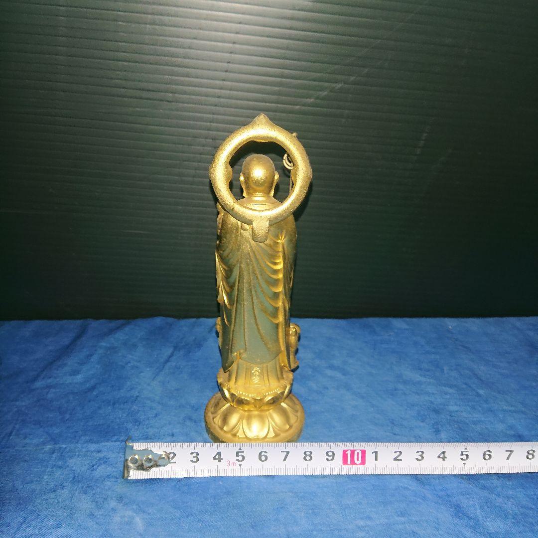 仏教美術、古銅鍍金僧形立像