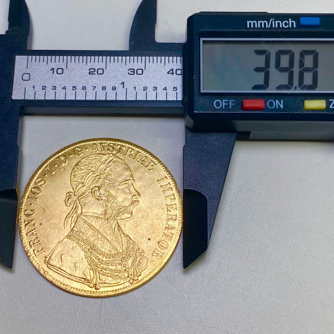 海外古銭　オーストリア　ダカット　双頭の鷲　　1894年