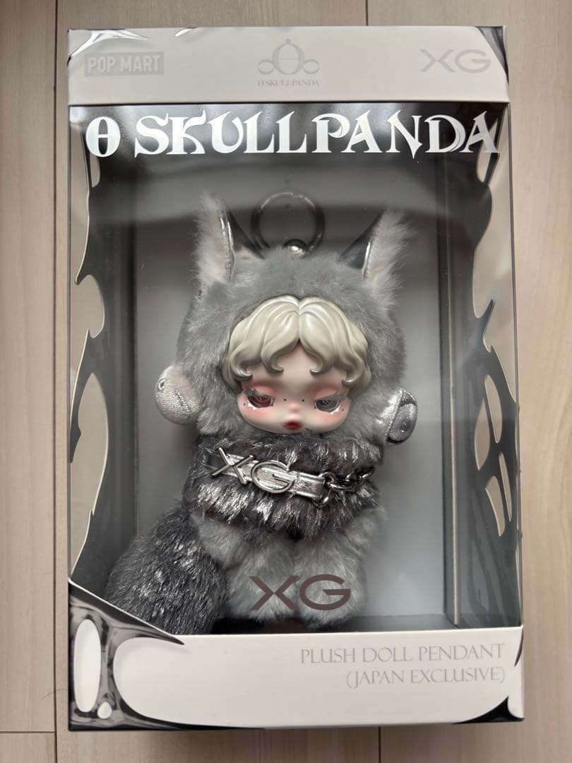 匿名　日本限定　正規品 POPMART スカルパンダXG ぬいぐるみペンダント
