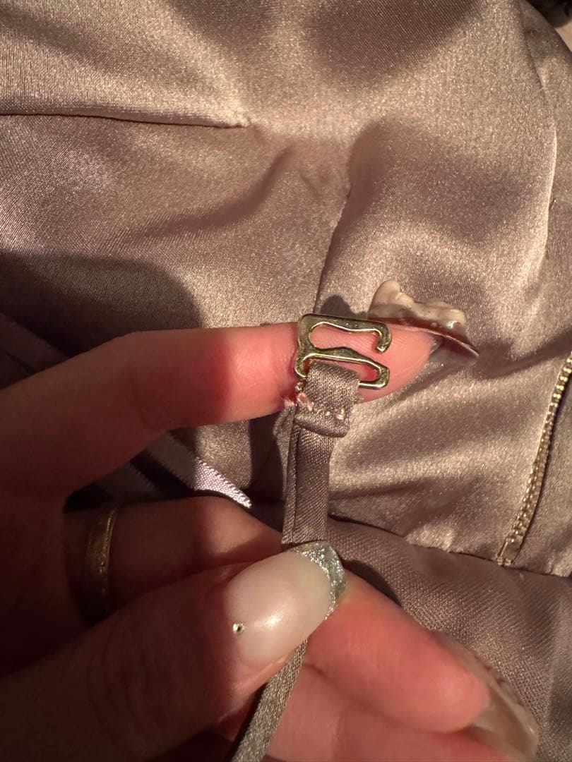 sugar andy ミニドレス モカ Sサイズ 難あり