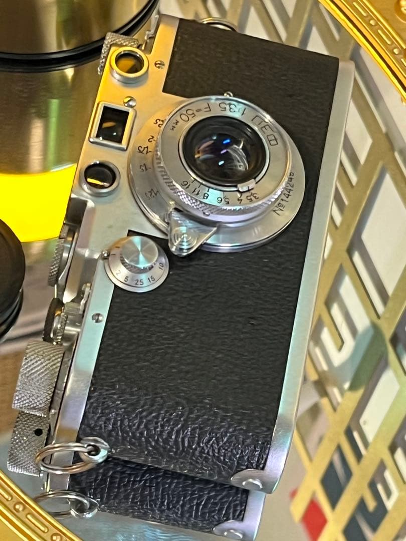 Leica Ⅲf バルナック＋ FED 50mm f3.5沈胴式＋ 革ケース
