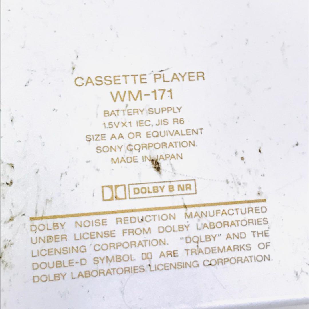 SONY カセットウォークマン WM-171 中古品