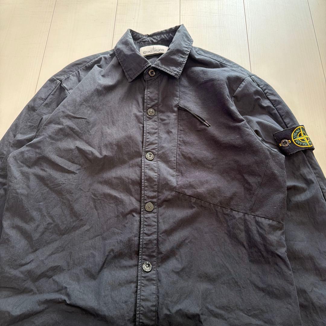 早い者勝ち！STONE  ガーメントダイシャツジャケットS