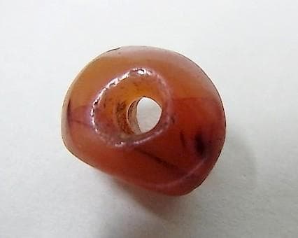 ★B1202★古代石 (257) イラン出　印章石　カーネリアン　瑪瑙　スタンプ