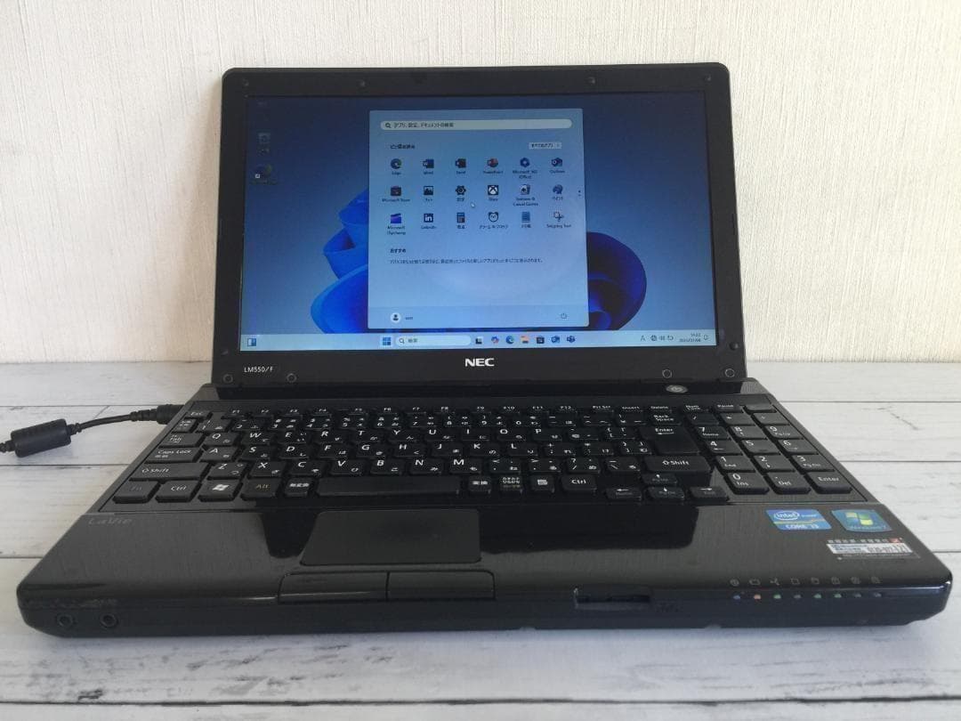 NEC PC-LM750FS6B 13.3型液晶 コンパクト テンキ付きノート