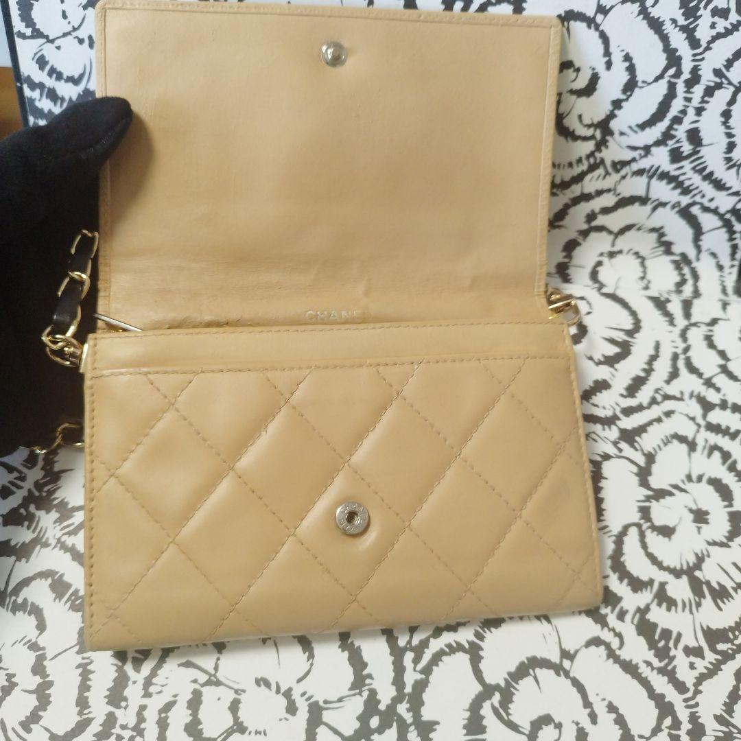 シャネル　カンボンライン　斜め掛け中財布