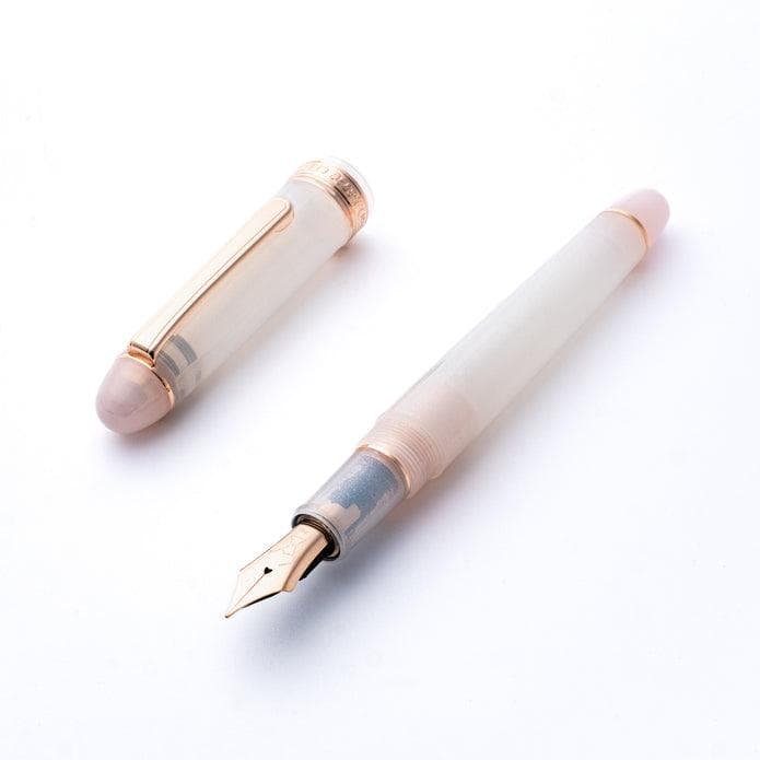 【新品】万年筆　八文字屋オリジナル　初雪　細字F