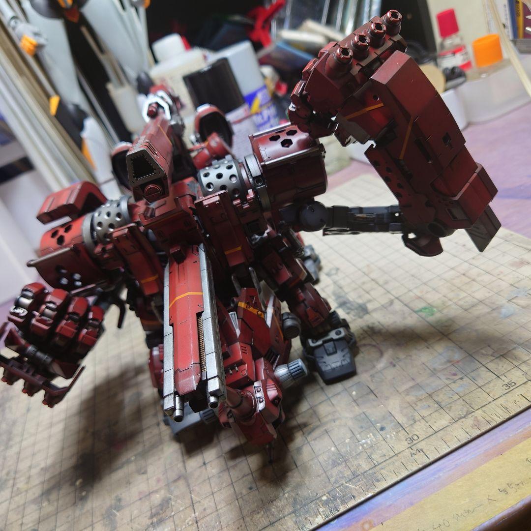 コトブキヤ　HMMゾイド　レッドホーン改造　プラモデル　完成品