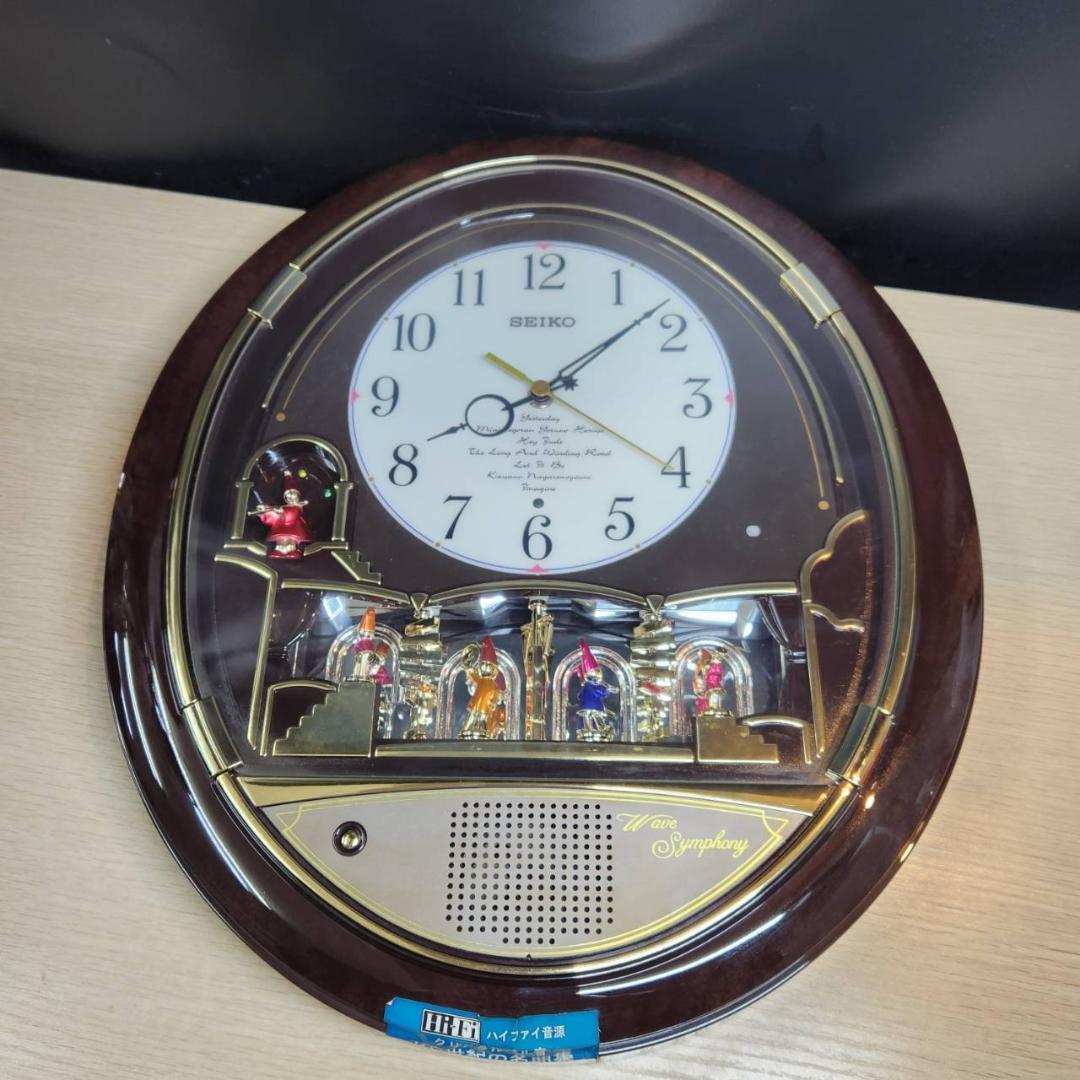 ★SEIKO　からくり時計　電波時計　ウェーブシンフォニー　RE551B