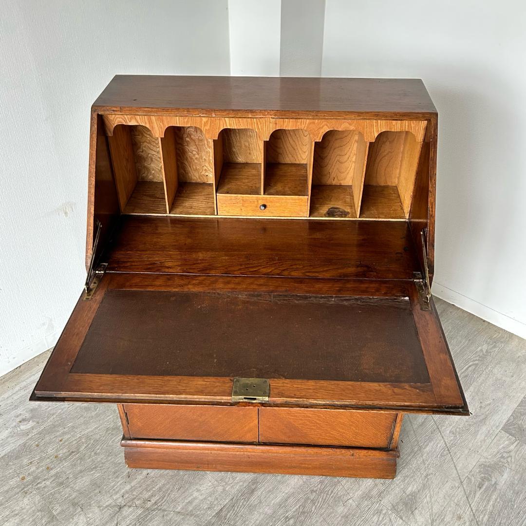 イギリス アンティーク 家具 ライティング ビューロー 英国 チェスト 534A