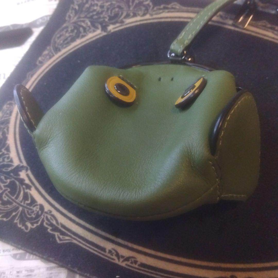 コーチ　がま口タイプ　カエルモチーフ　ケース【美品、希少？】