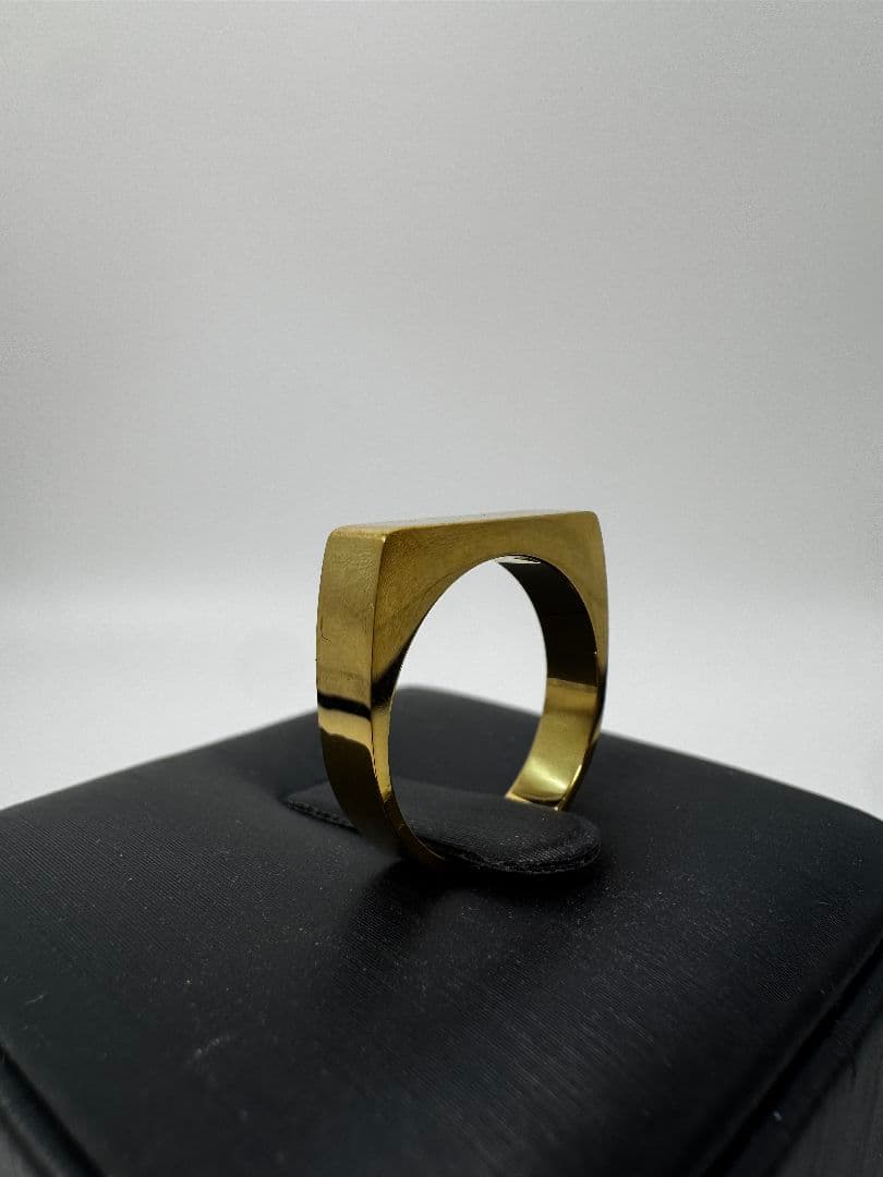 K18ゴールド シンプルリング 4.2mm3.35g 11号