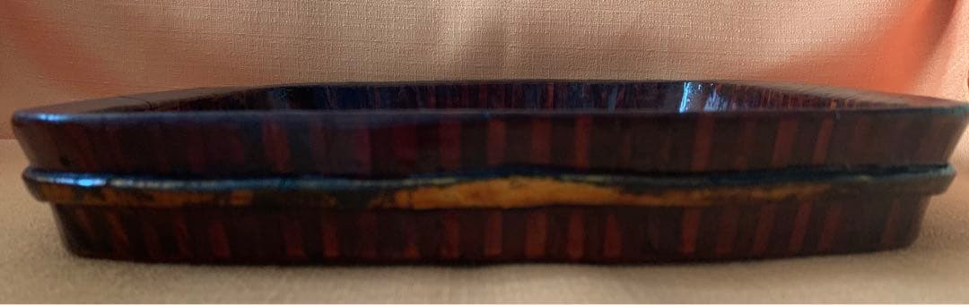 希少　高級　四方盆　中国 漢口　恒泰發記　製造　アンティーク