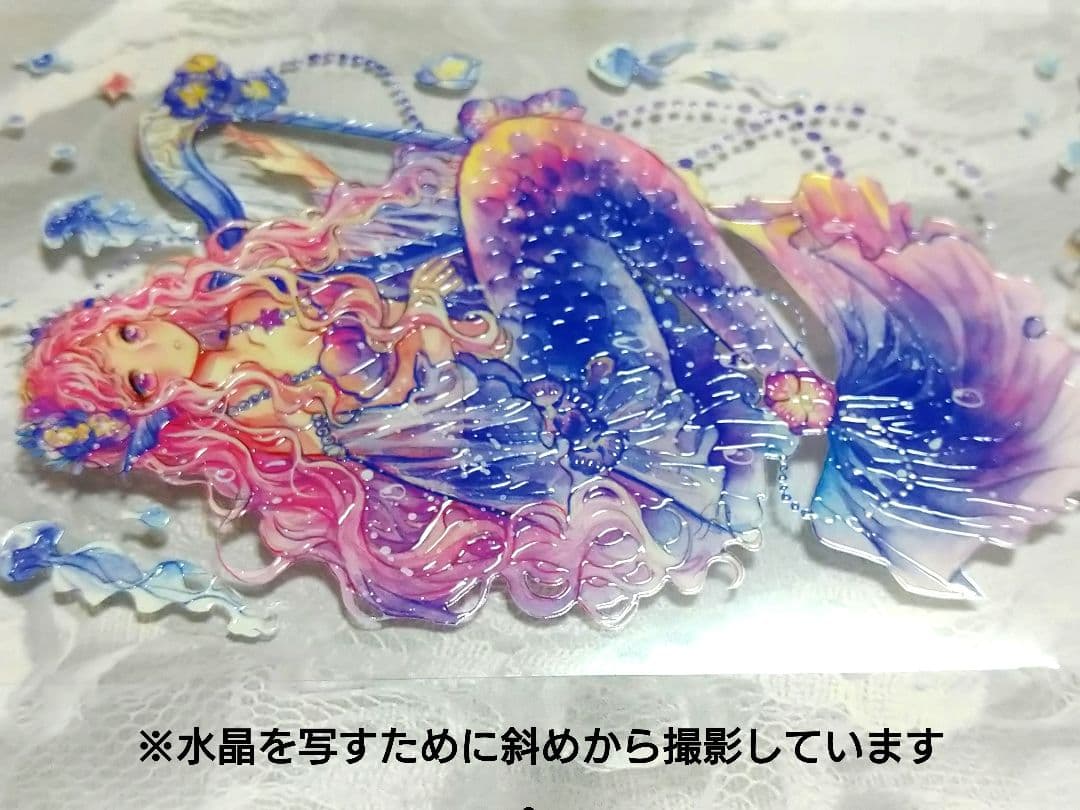 ✩再販✩J330＃海洋物語(水晶)李富贵切り売り海外人物マステ女の子人魚