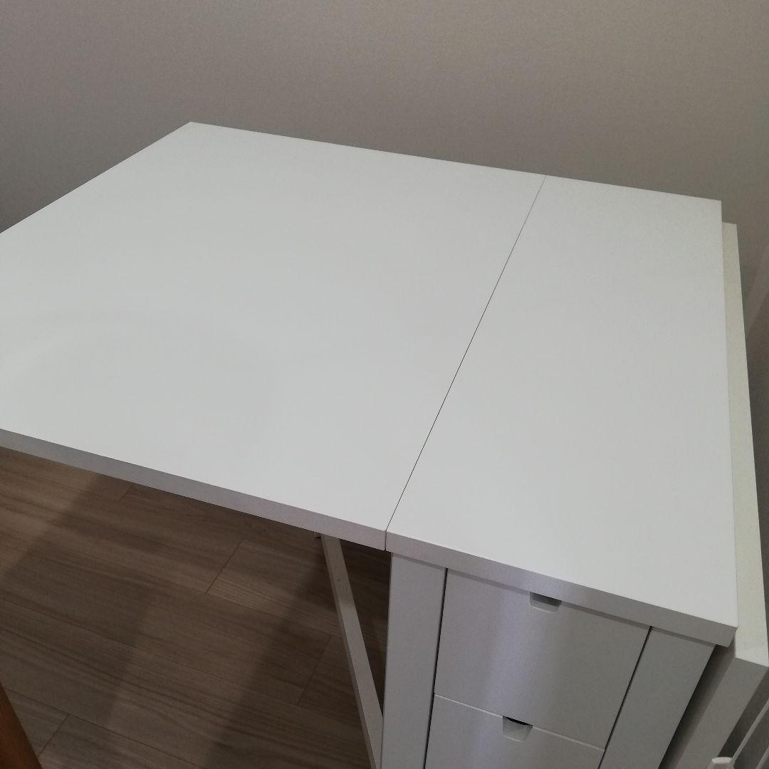 IKEA 折りたたみダイニングテーブル NORDEN ノールデン ホワイト