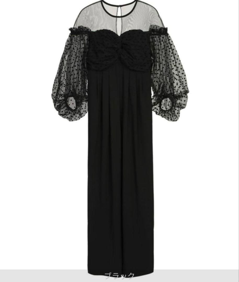 ANDRESD flocky dot pants dressLサイズ