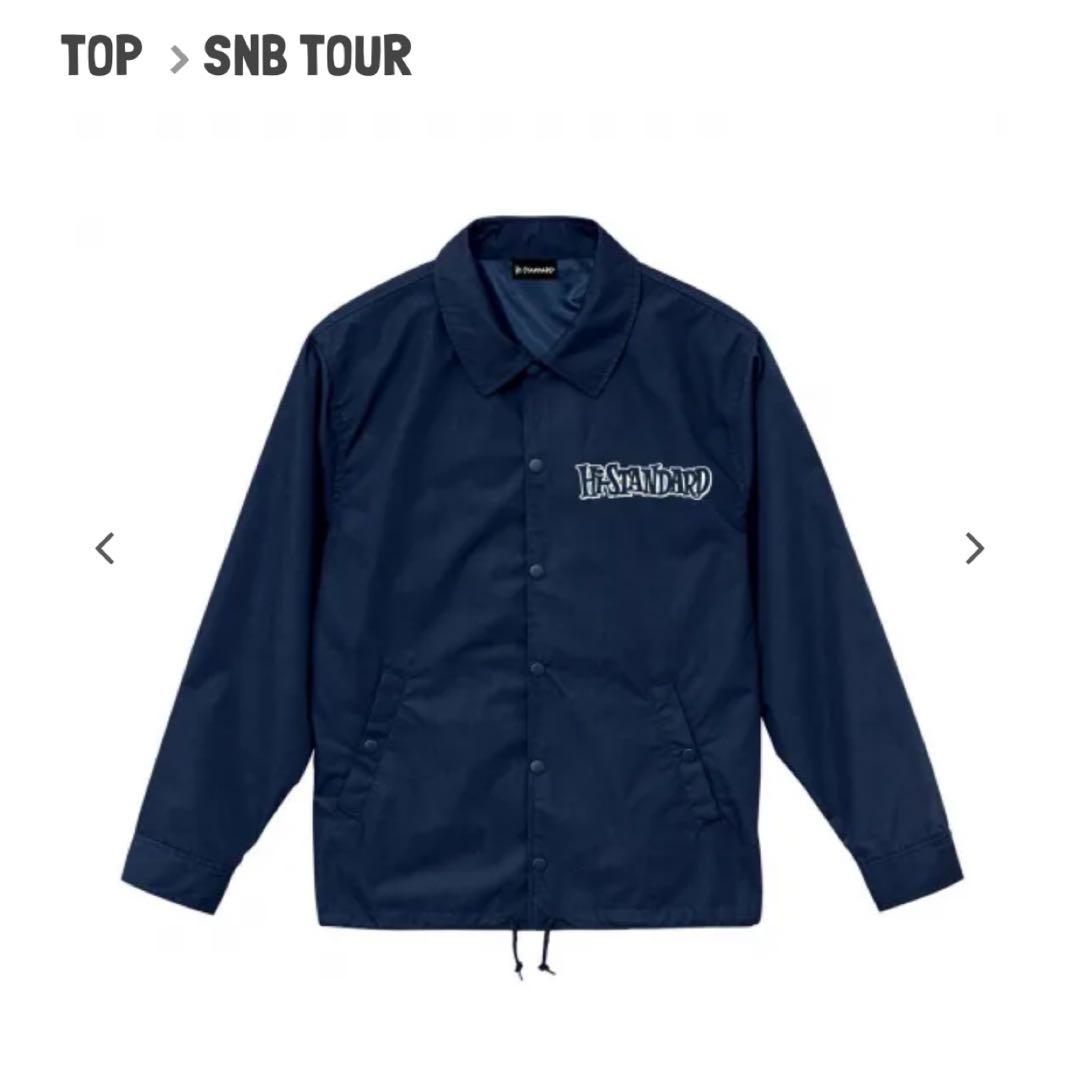 Hi-STANDARD コーチジャケット 紺 L サイズ ハイスタ ネイビー