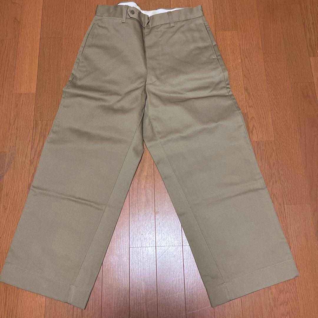 atlast&co Lot 504 ベージュ ワイドパンツ サイズ32