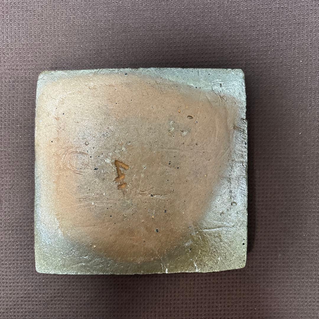 中川自然坊　絵唐津四方皿